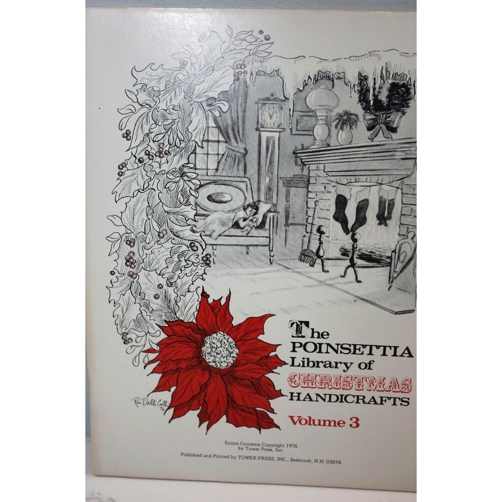 The Poinsettia‎ Library of Christmas Handicrafts Volume 3 Vintage 1976